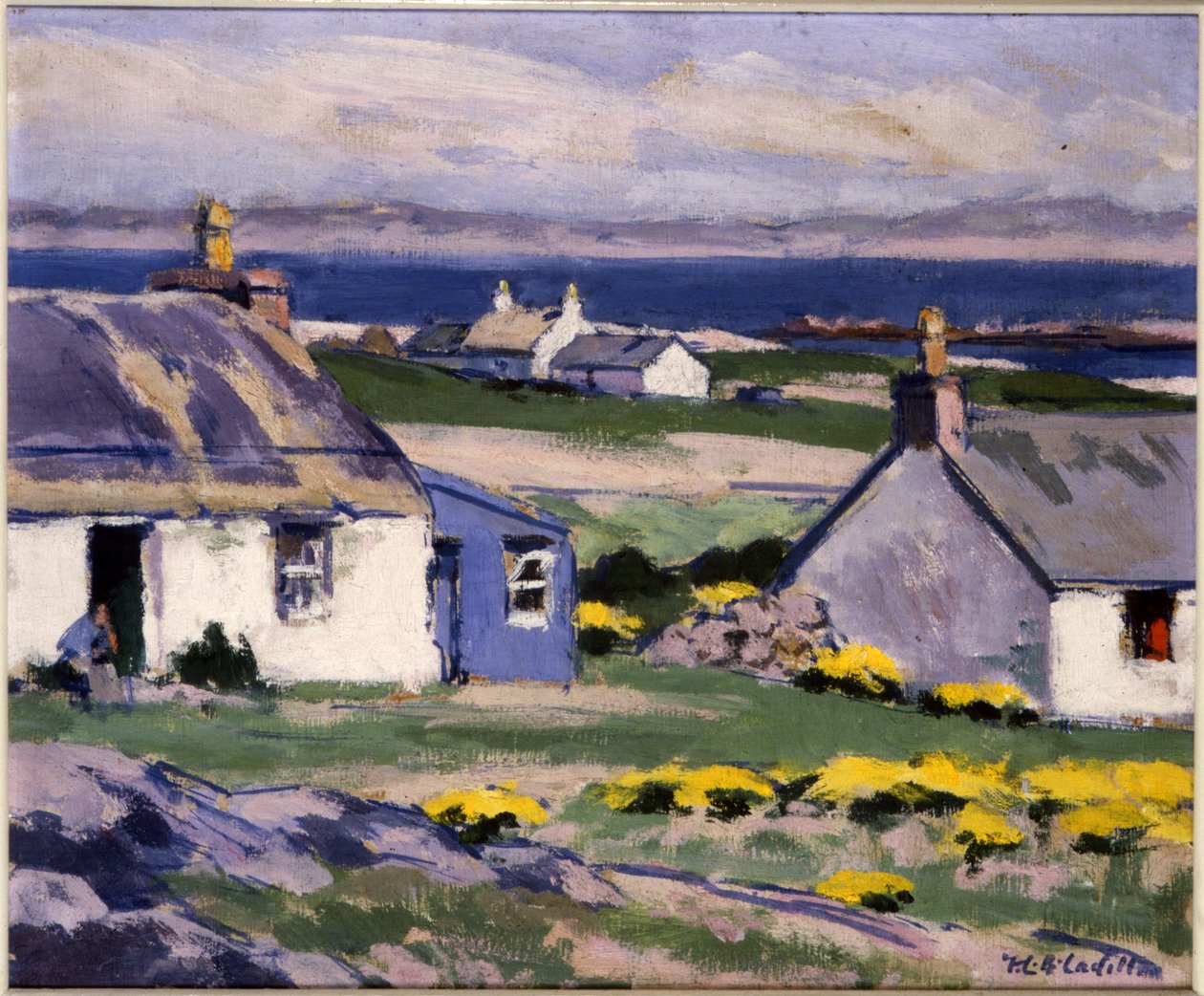 Cuil Phail Croft, The Two Crofts, Iona (olej na plátně) od Francis Campbell Boileau Cadell