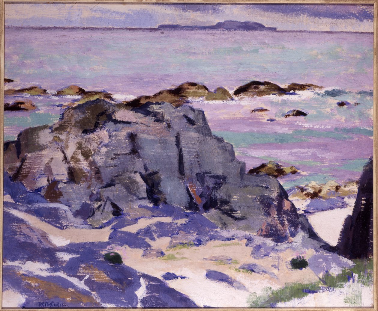 Lunga shora Mořské panny, Iona (olej na plátně) od Francis Campbell Boileau Cadell