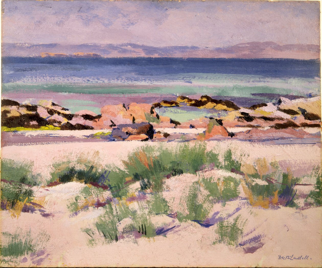 Na pobřeží, Iona (olej na plátně) od Francis Campbell Boileau Cadell