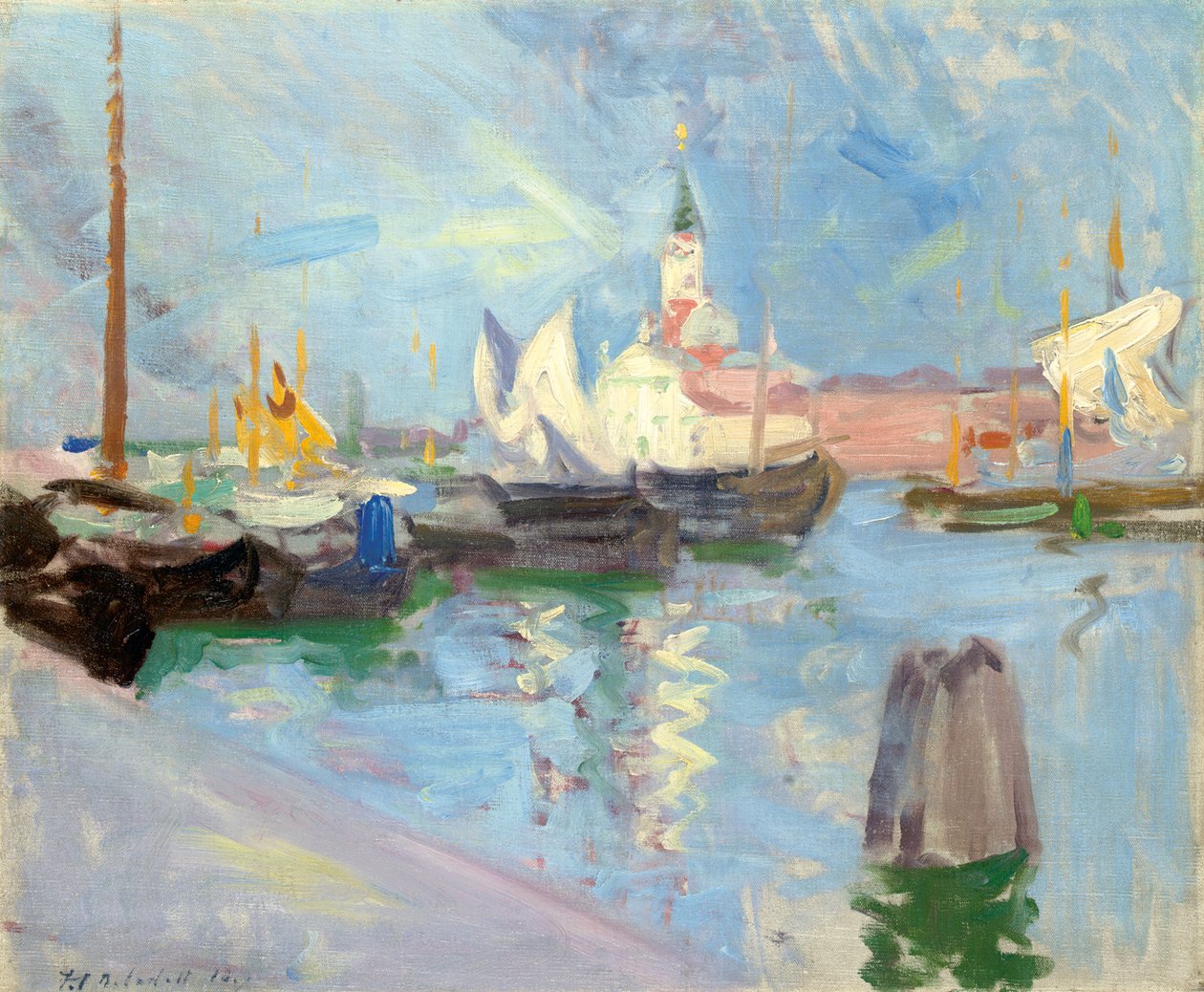 San Giorgio Maggiore, Benátky od Francis Campbell Boileau Cadell