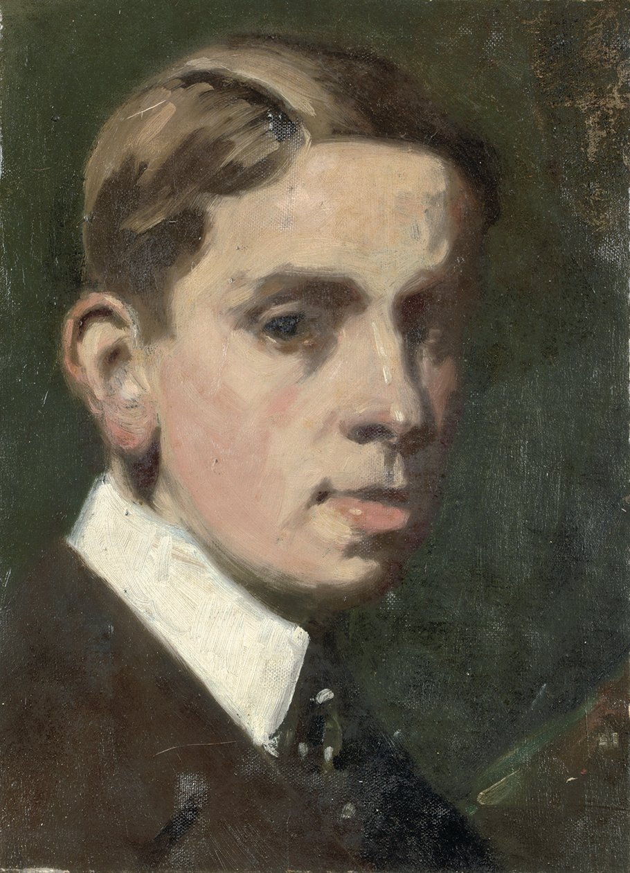 Autoportrét, kolem roku 1904 (olej na plátně) od Francis Campbell Boileau Cadell