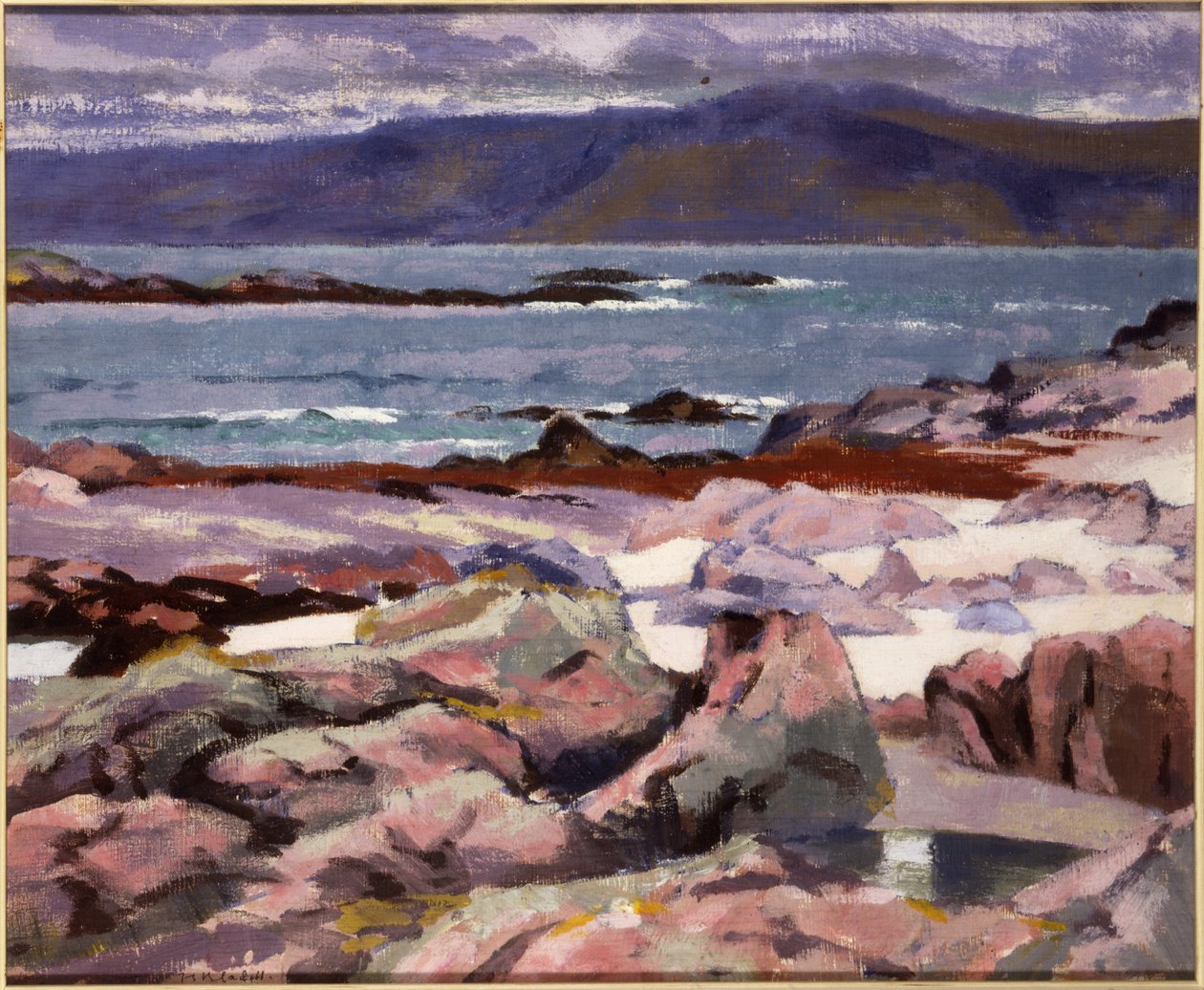 Zvuk Iony, Burgu ze severního pobřeží (olej na plátně) od Francis Campbell Boileau Cadell