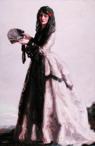 Španělská dáma od Francis Campbell Boileau Cadell