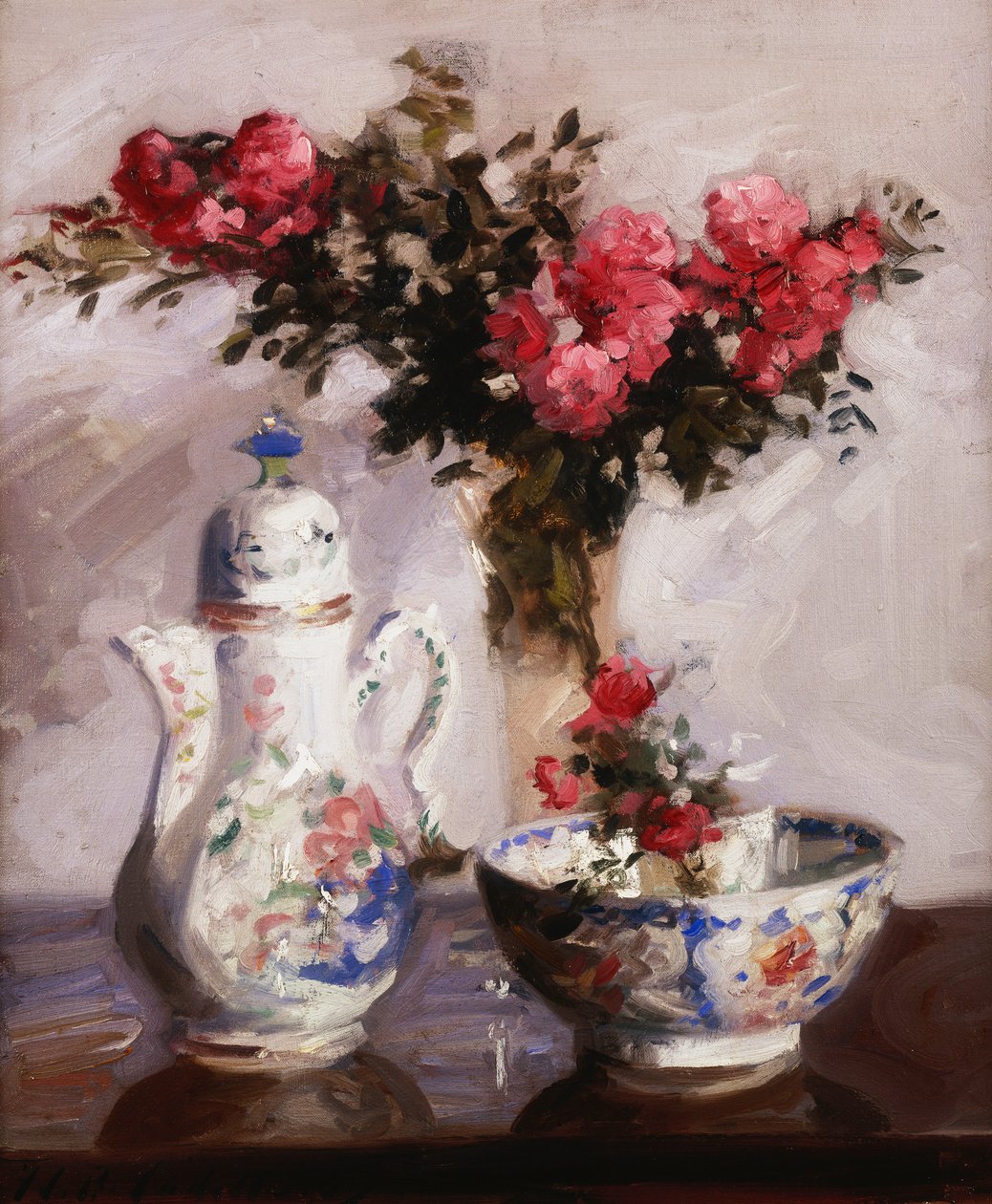 Kávová konvička Famille Rose od Francis Campbell Boileau Cadell