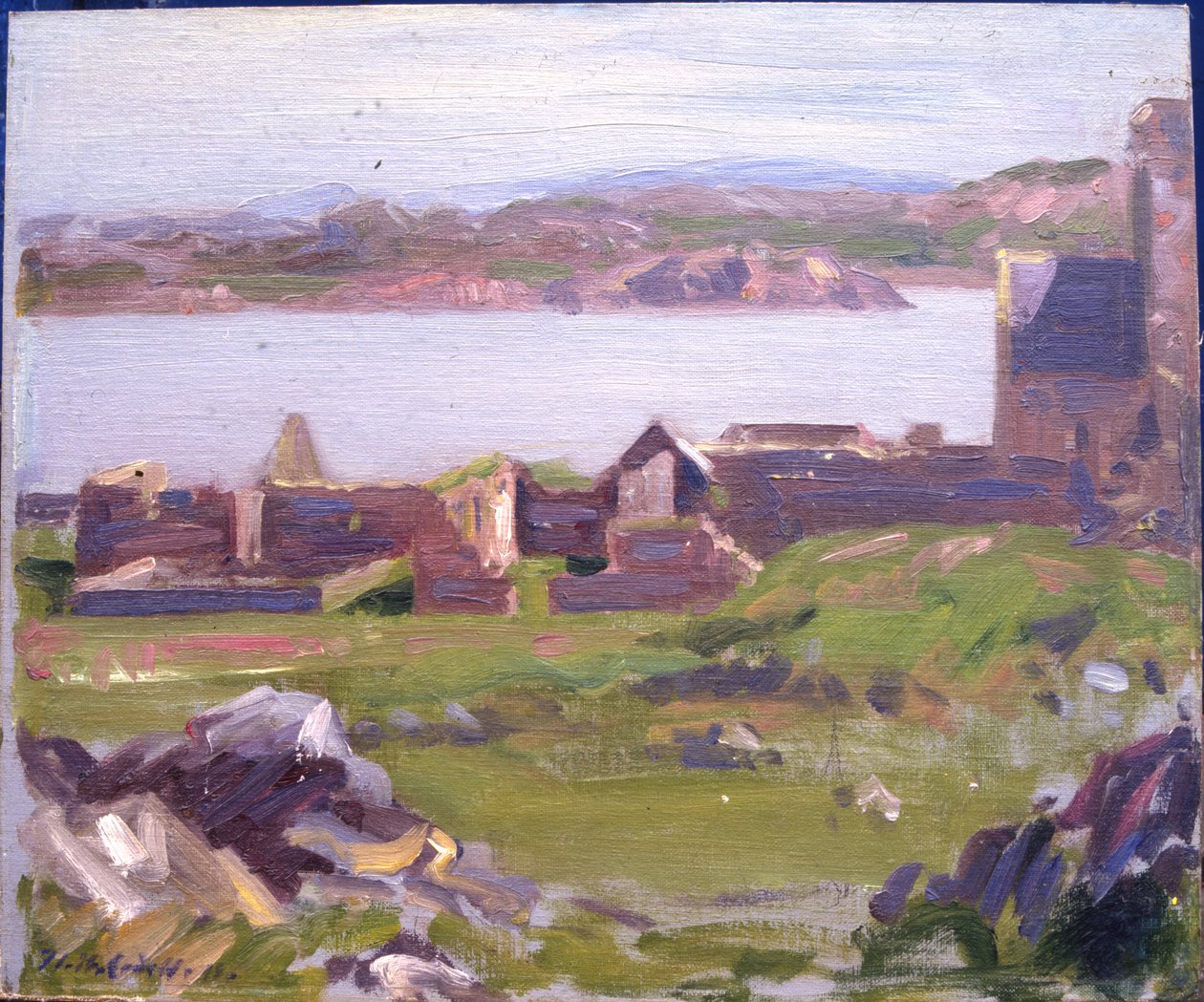 Ruins of Iona Abbey (olej na plátně) od Francis Campbell Boileau Cadell