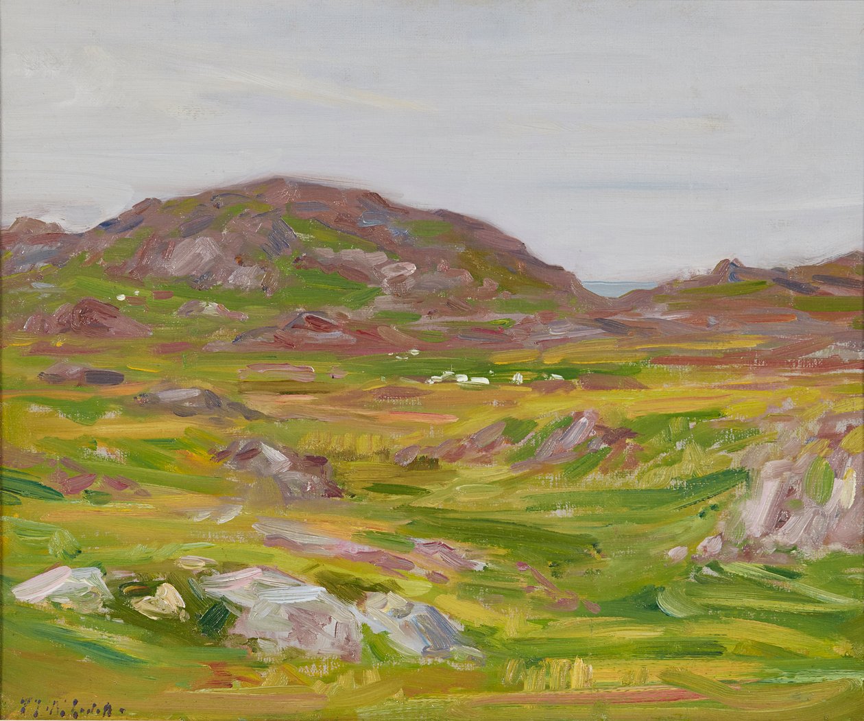 Uplands of Iona (ropa na palubě) od Francis Campbell Boileau Cadell
