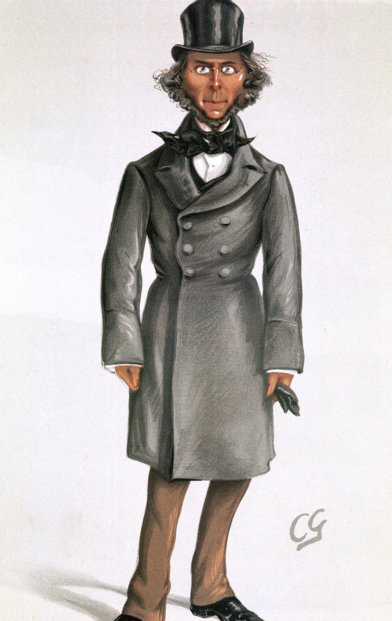 Herbert Spencer , anglický filozof a sociolog, 1879 od Francis Carruthers Gould