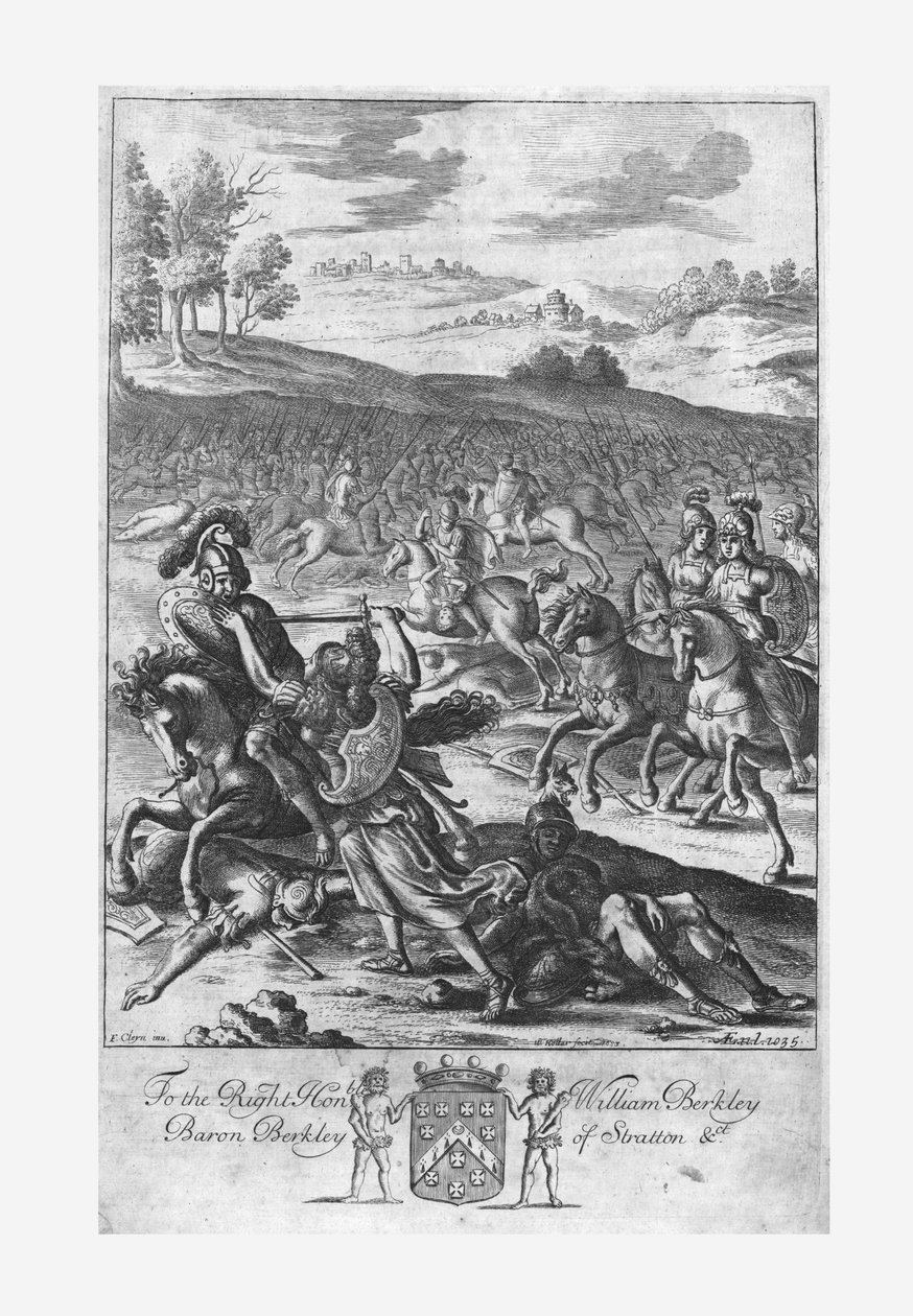 Camilla zabíjející Auna, 1653. od Francis Cleyn