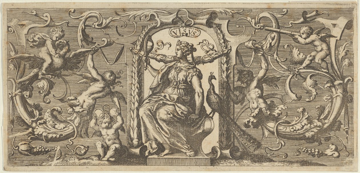 Sight Visus, od Five Senses Five Senses, ca. 1655 od Francis Cleyn