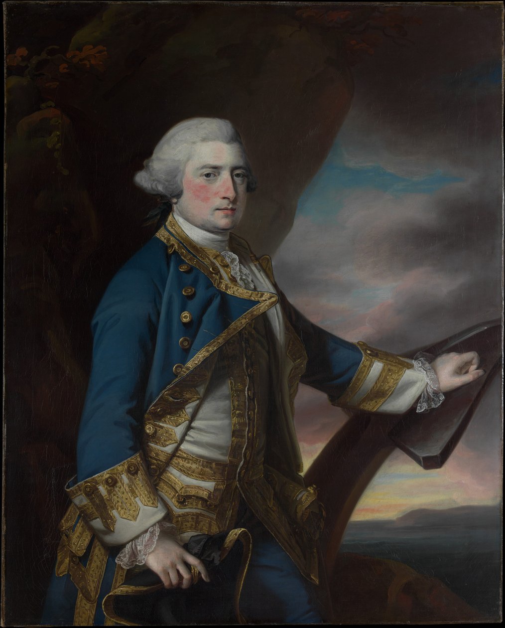 Admirál Harry Paulet (1719/20-1794), šestý vévoda z Boltonu od Francis Cotes
