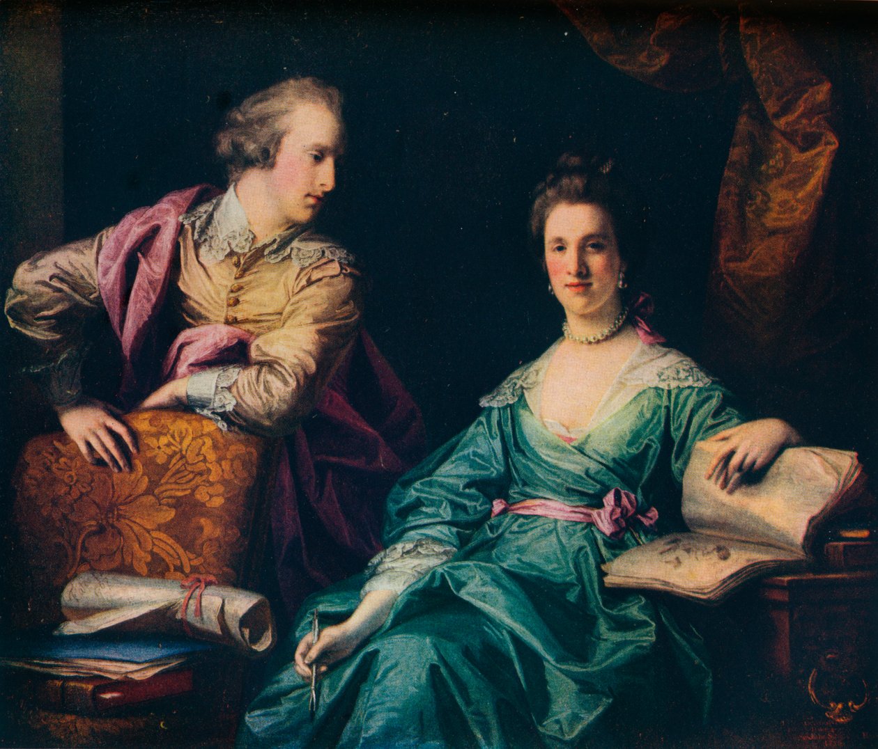 Isabel a Thomas Crathorne, 1767 od Francis Cotes