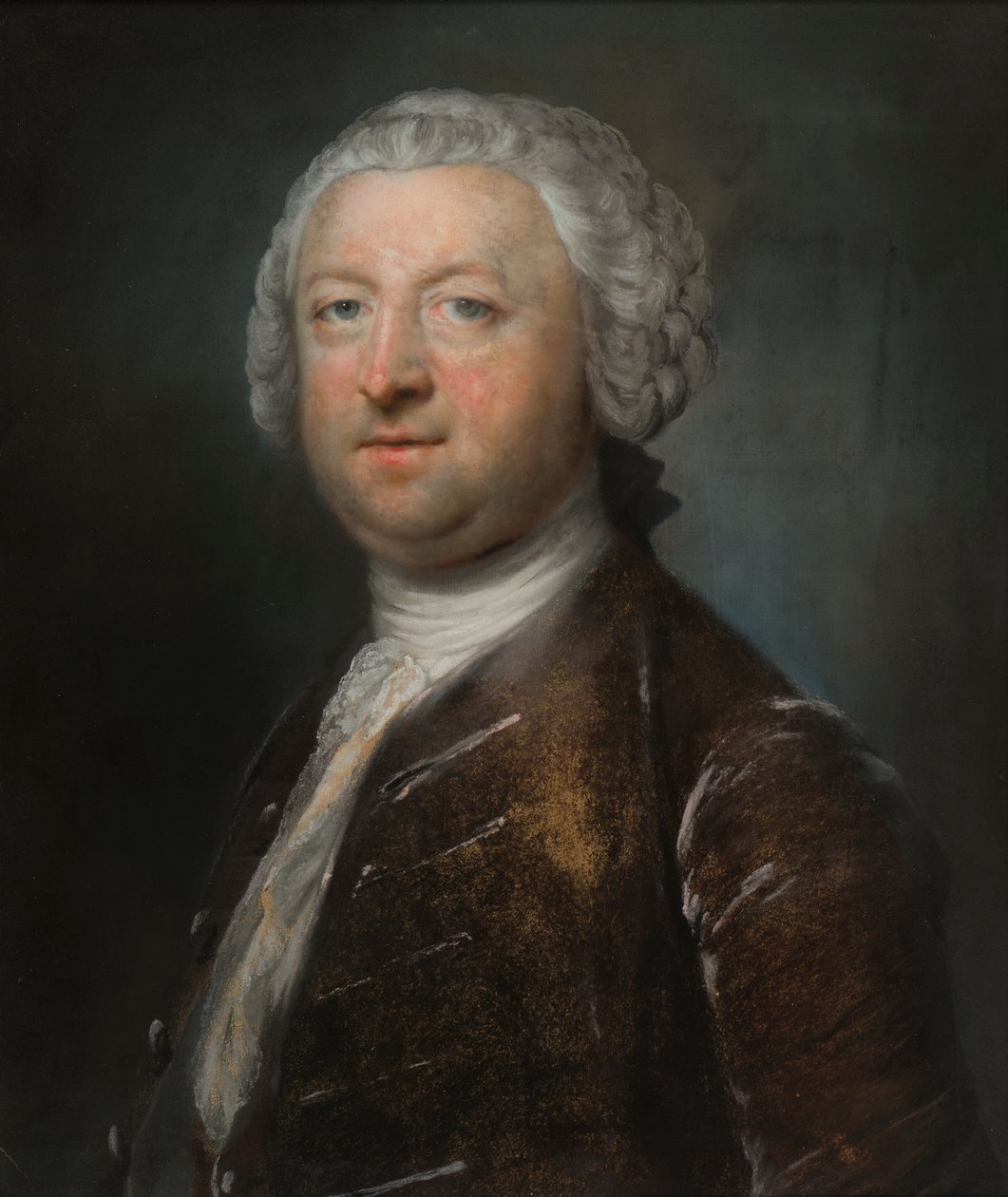 Portrét sira Orlanda Bridgemana 4th Bt, c.1750-65 (pastel na papíře) od Francis Cotes