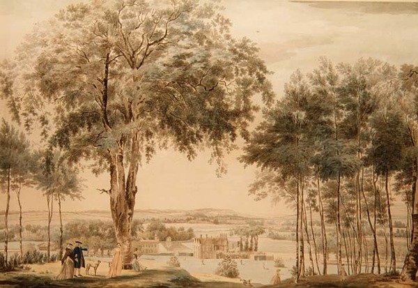 Purley Hall, Berks od Francis Cotes