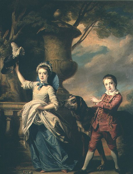 Děti sira Edwarda a paní Ann Astley, 1767 od Francis Cotes