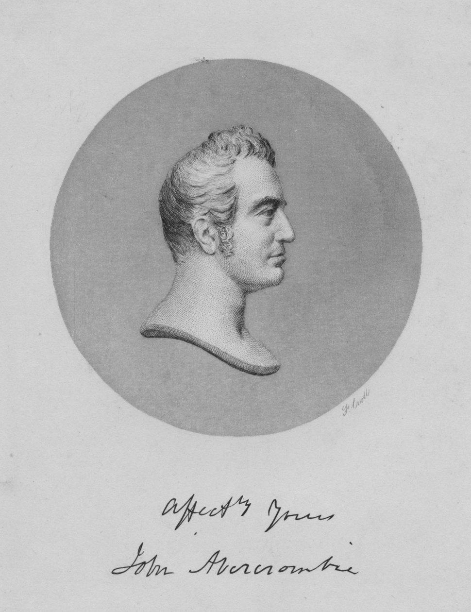 John Abercrombie, c1850. od Francis Croll