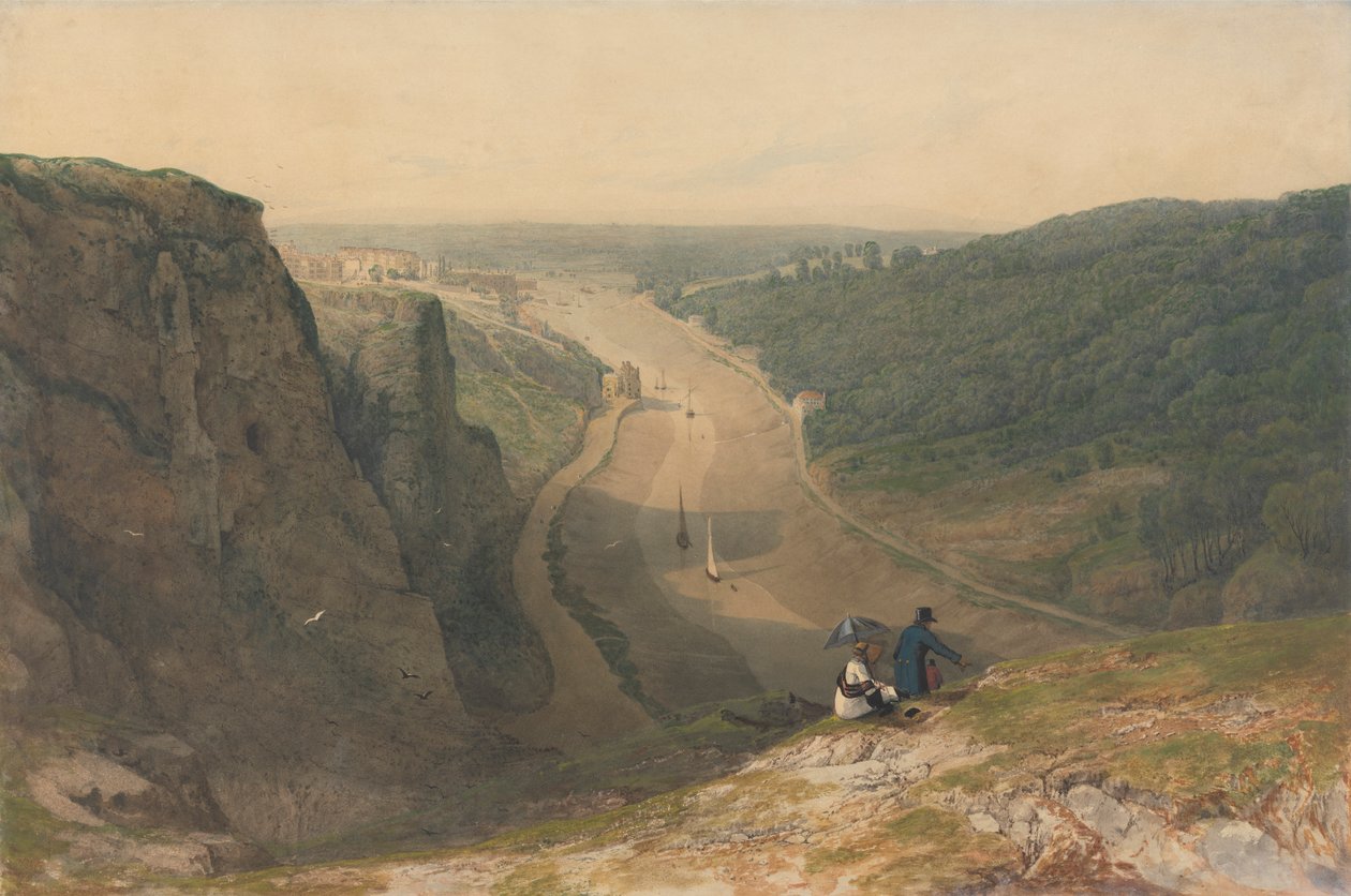 Avon Gorge při pohledu na Clifton od Francis Danby
