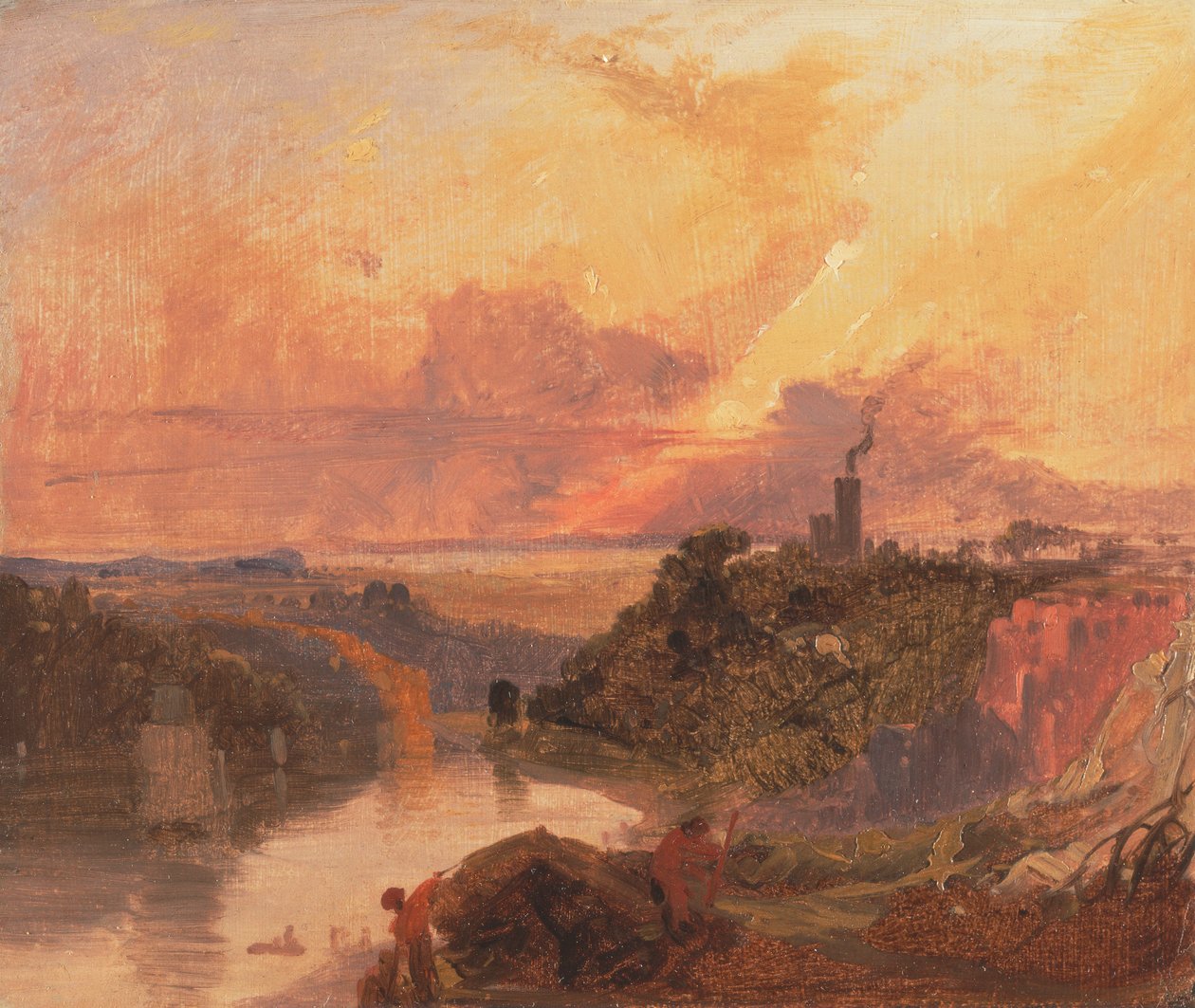 Avon Gorge při západu slunce od Francis Danby