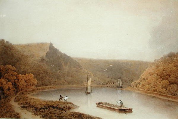 Avon Gorge poblíž Bristolu (akvarel na papíře) od Francis Danby