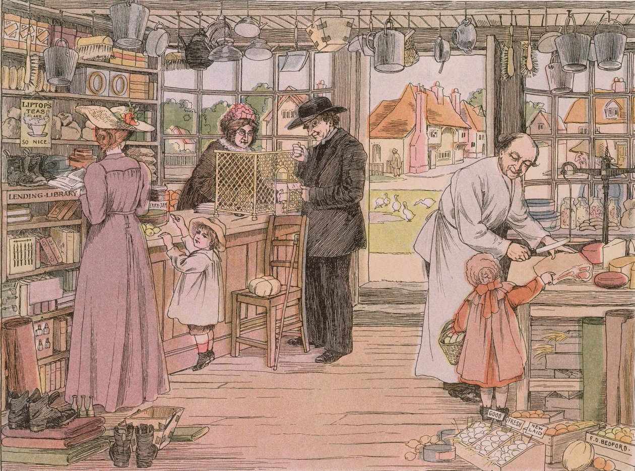 Obecní obchod, z knihy "Kniha obchodů od Francis Donkin Bedford