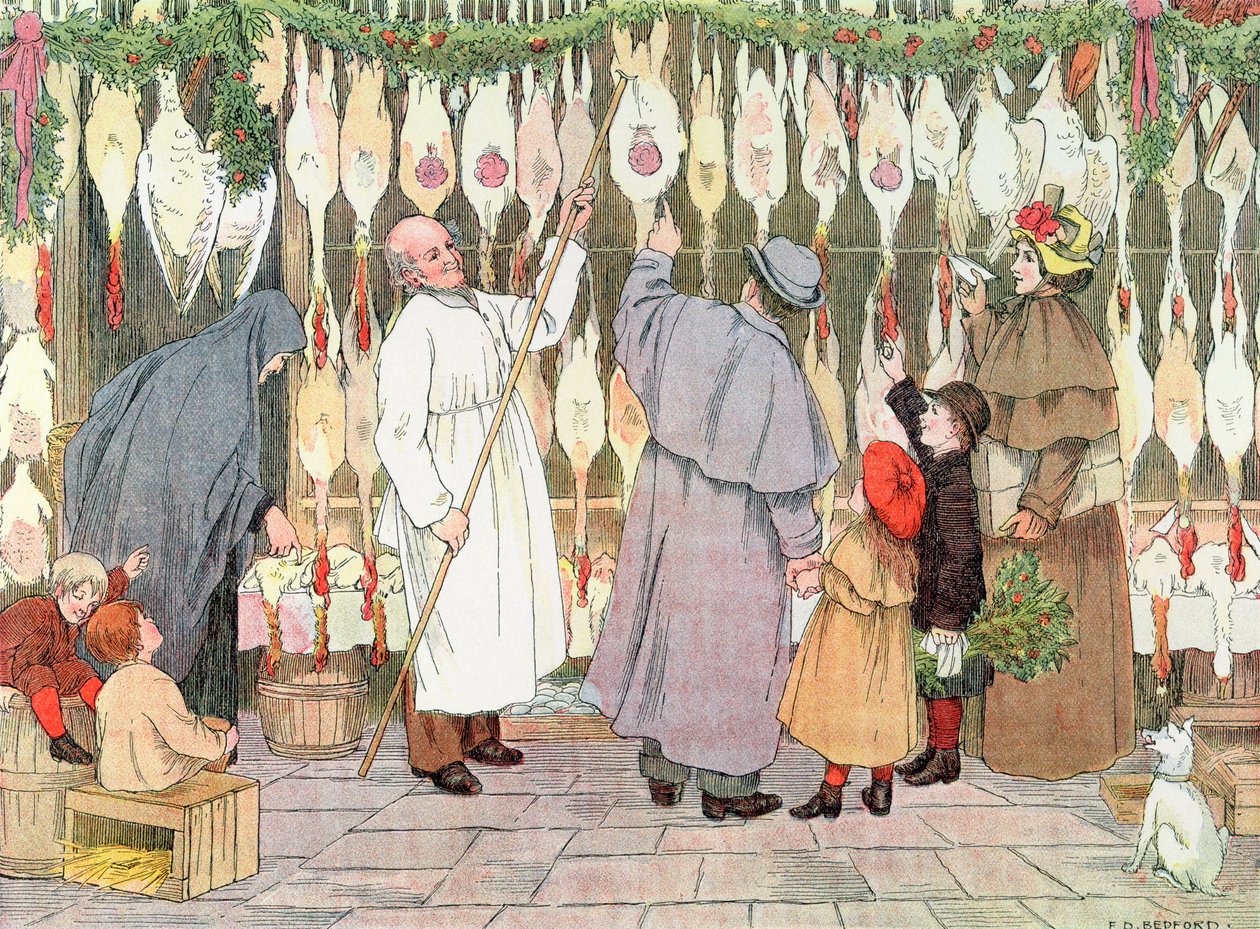 Poulterer, z knihy "Kniha obchodů od Francis Donkin Bedford