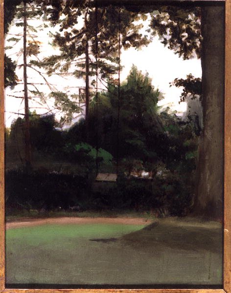 A Corner of the Garden, cca 1890 (olej na plátně) od Francis Foster