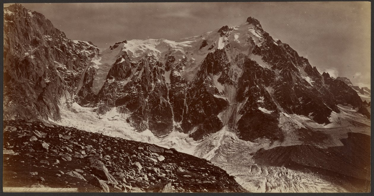 Aiguille du Midi: Mount Blanc od Francis Frith