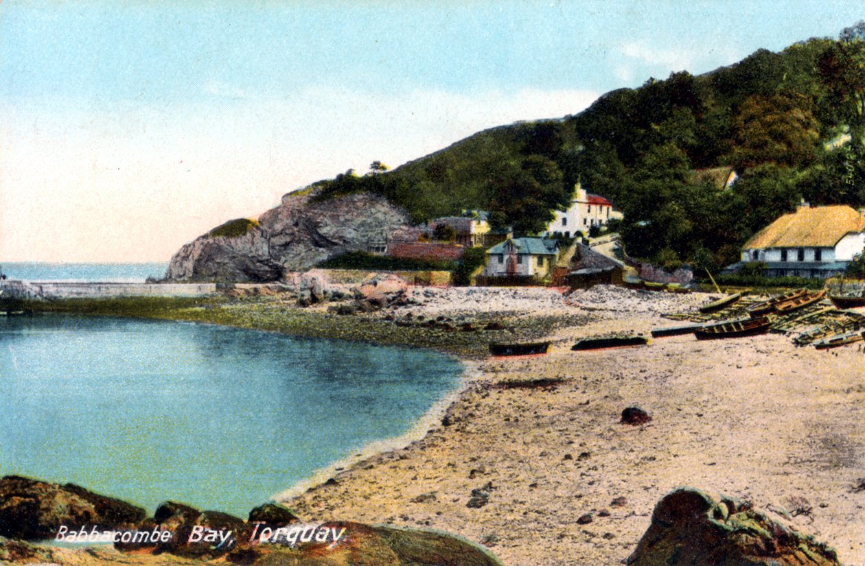 Babbacombe bay, Torquay, Devon, 20. století od Francis Frith