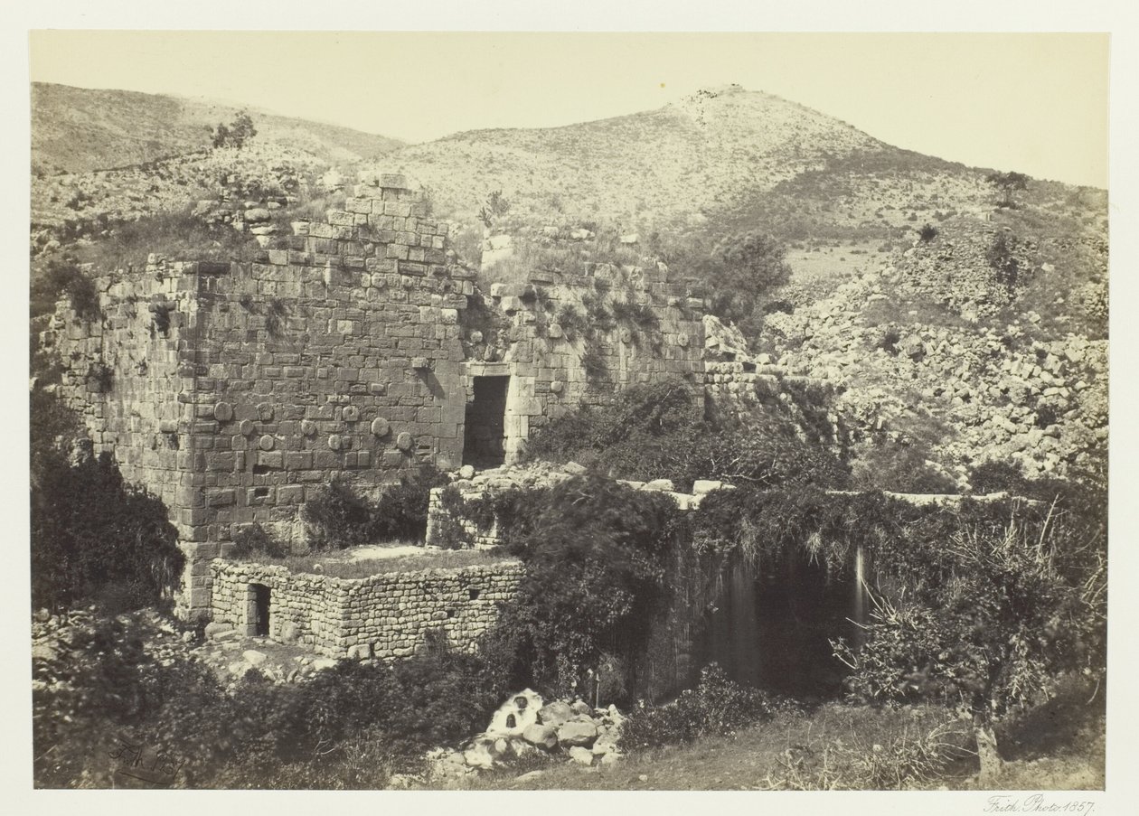Banias, Starověká Caesaria, Phillippi od Francis Frith