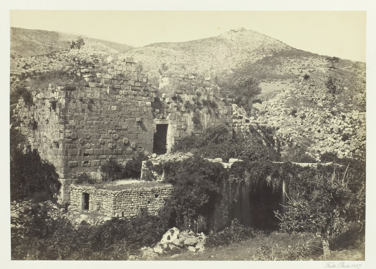 Banias, Starověký Caesar, Phillippi, od Francis Frith