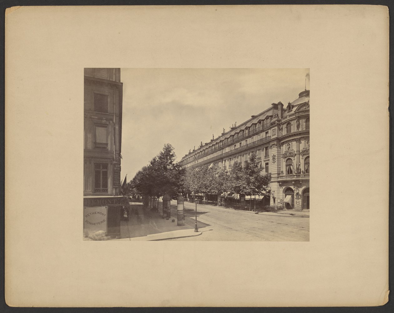 Boulevard des Capucines, roh Rue Louis le Grand, Paříž od Francis Frith