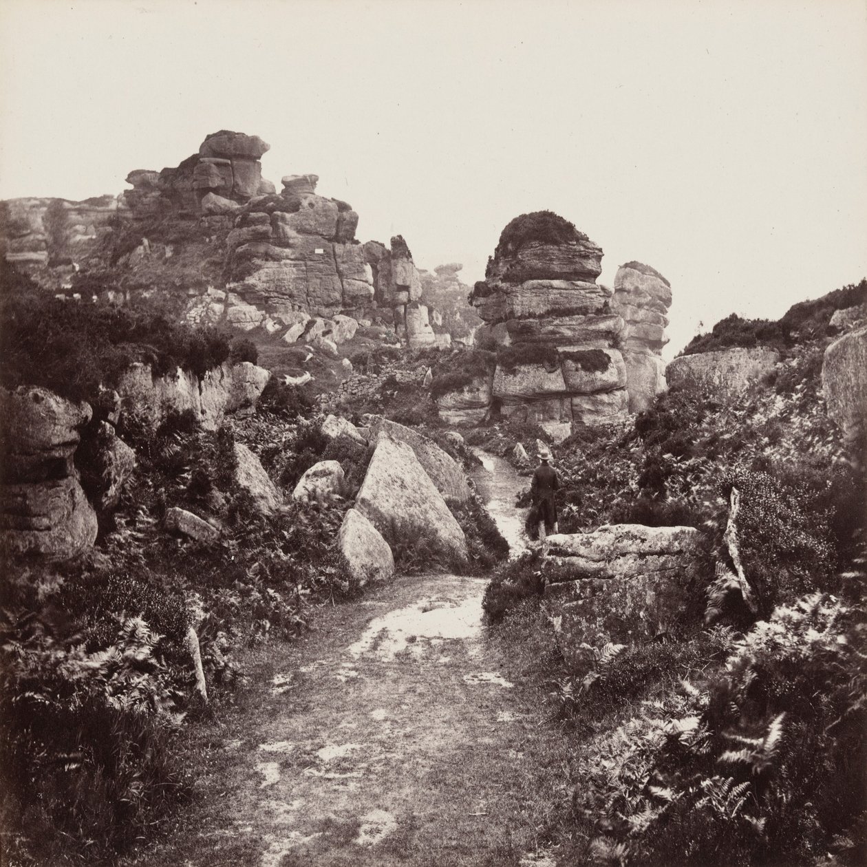 Skály Brimham, Yorkshire od Francis Frith
