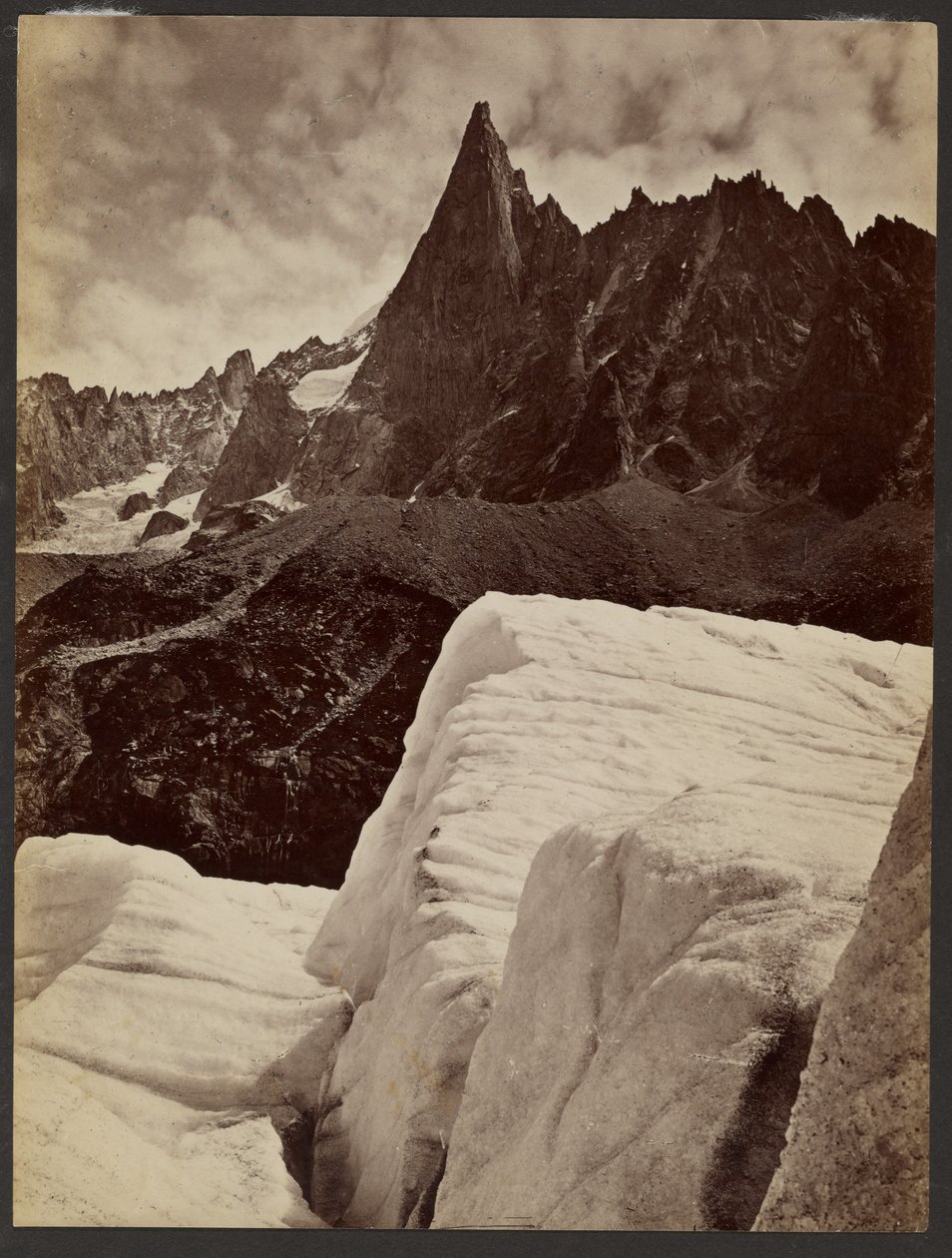 Chamounise, Aguille du Dru od Francis Frith