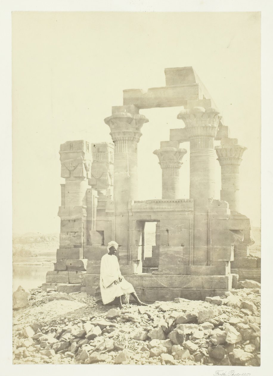 Brzy ráno ve Wady Kardassy, Núbie, 1857. od Francis Frith
