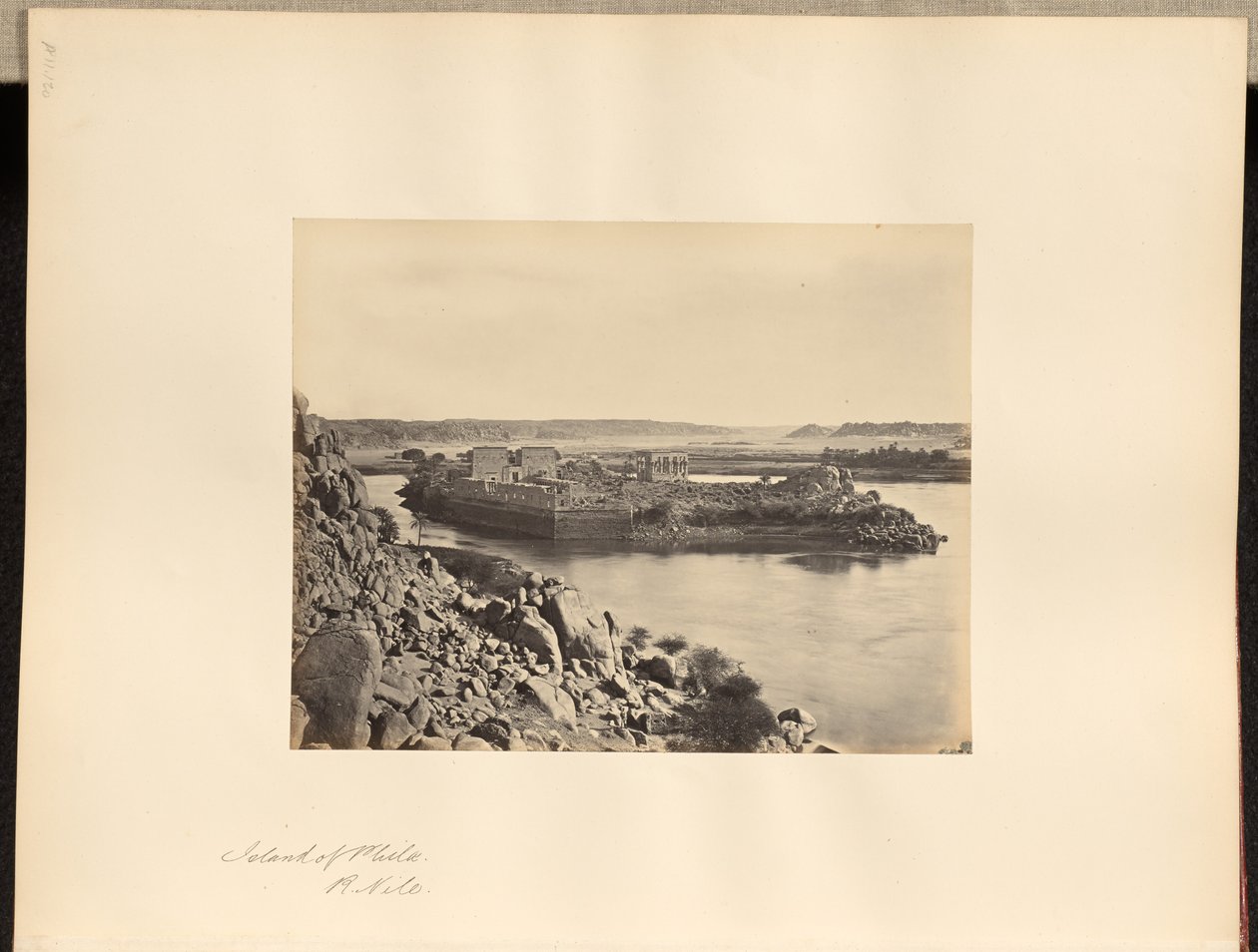 Ostrov Philae, R. Nil od Francis Frith