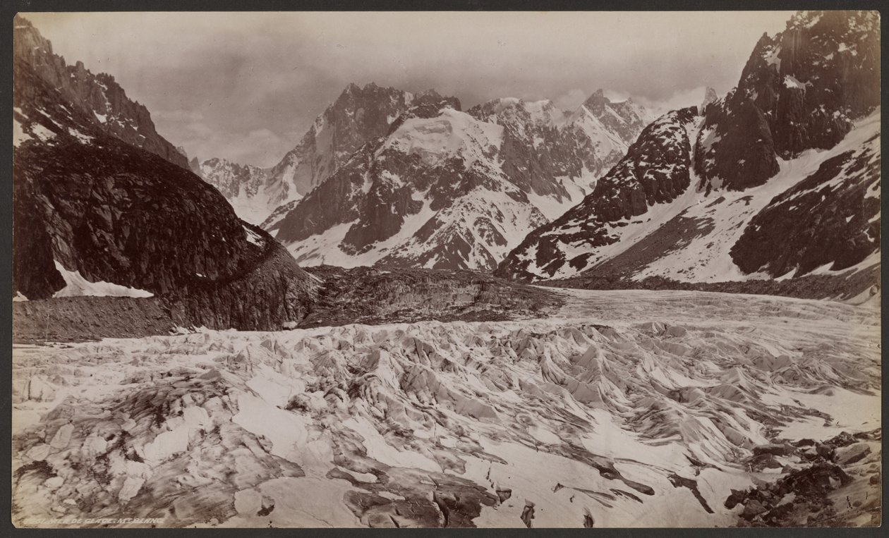 Mer de Glace, Mont Blanc od Francis Frith