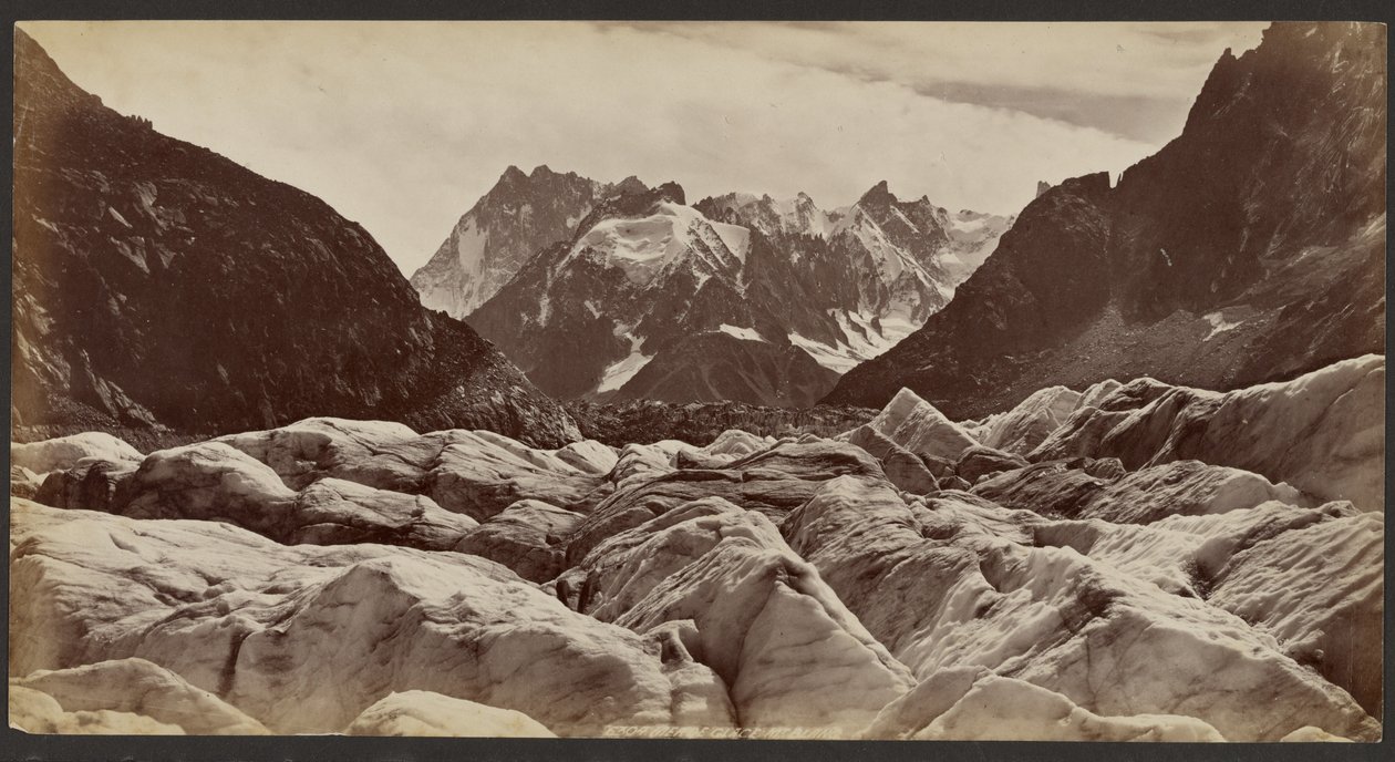 Mer de Glace, Mont Blanc od Francis Frith