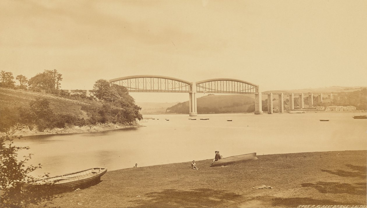 Most R. Albert, Saltash od Francis Frith