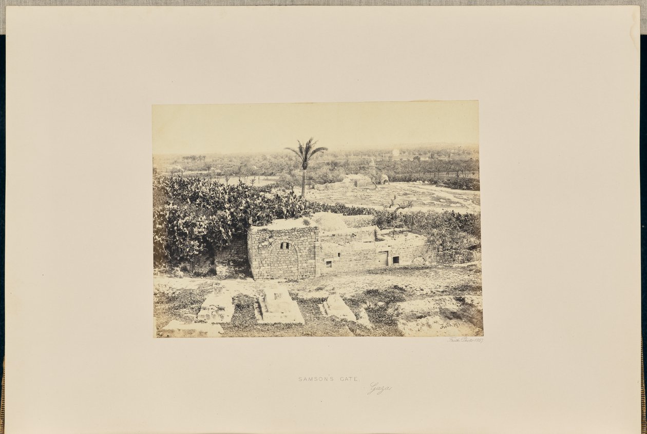 Samsonova brána, Gaza od Francis Frith