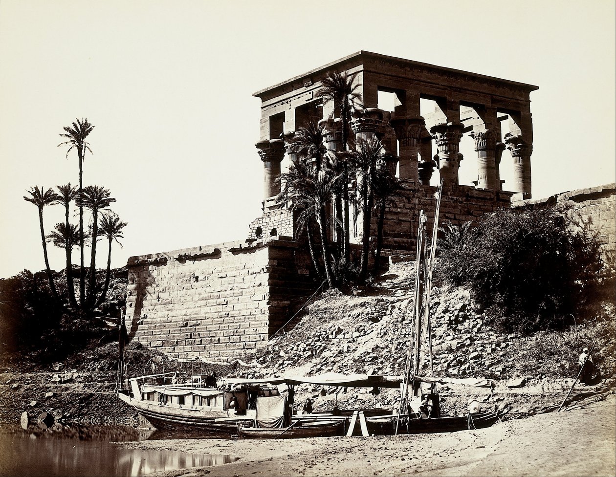 Chrám Hypaethral, Philae (Egypt) od Francis Frith