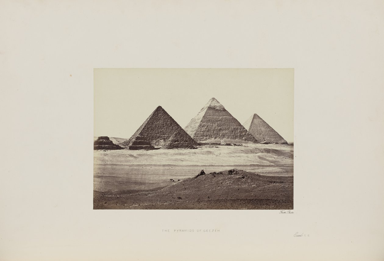 Pyramidy v Gíze od Francis Frith