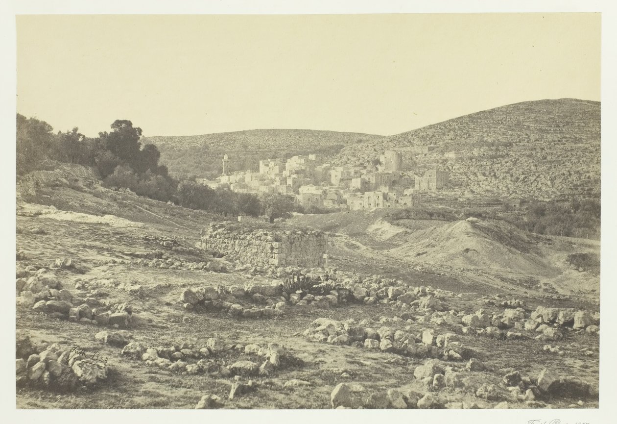 Pohled v Hebronu, 1857. od Francis Frith