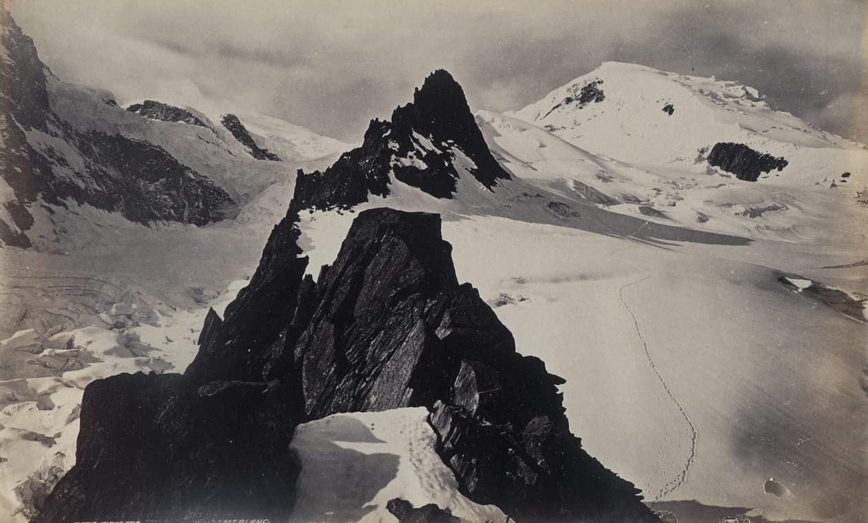 Pohled z Mont Blancu od Francis Frith