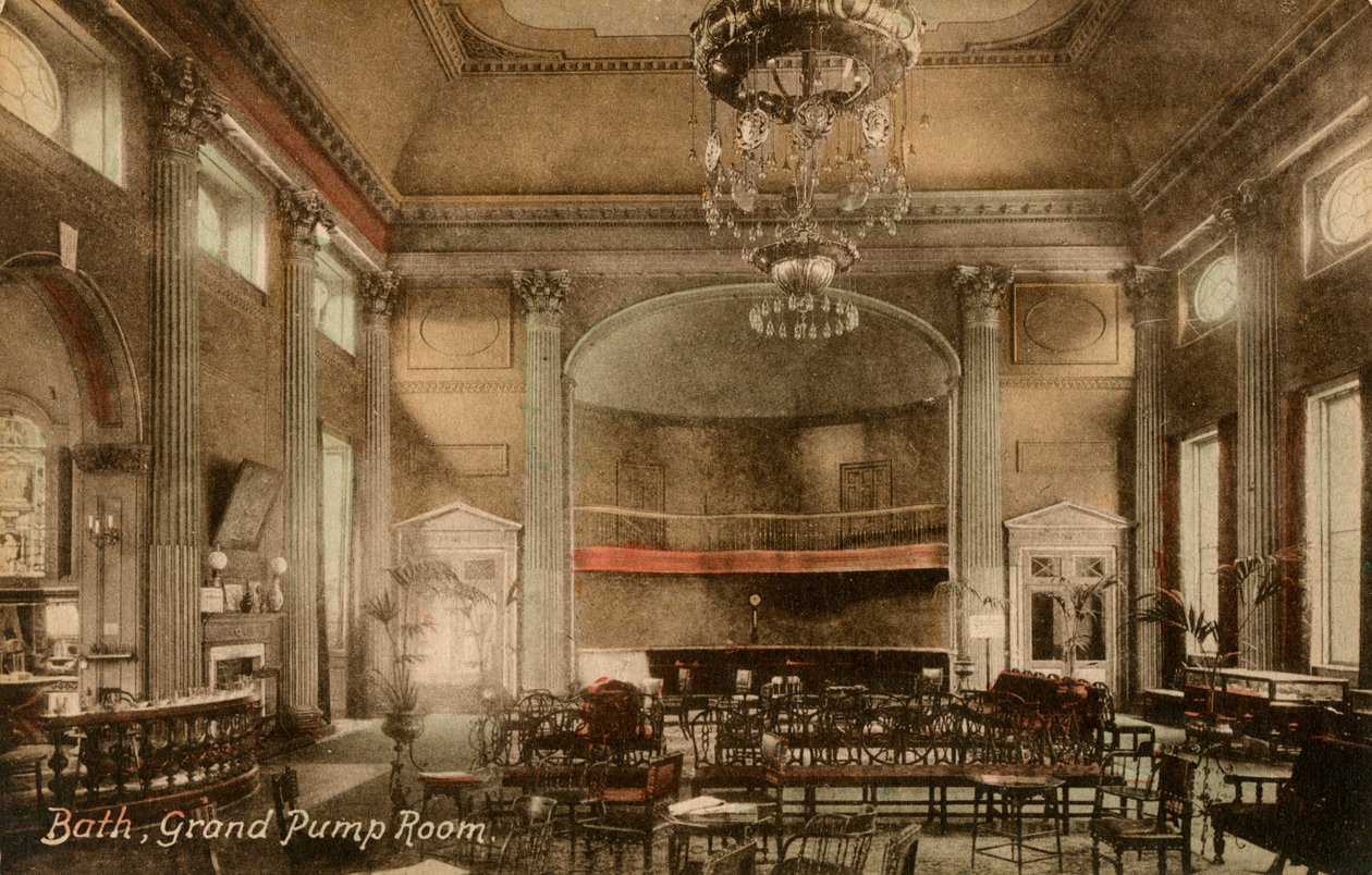 Grand Pump Room, Bath, Somerset, konec 19. nebo začátek 20. století. od Frith and Co