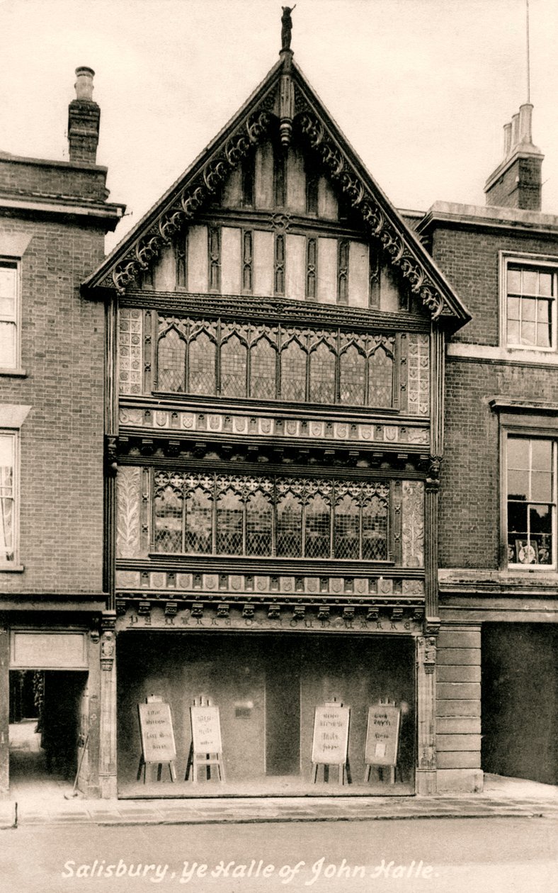 John Halle Hall, Salisbury, Wiltshire, počátek 20. století. od Frith and Co