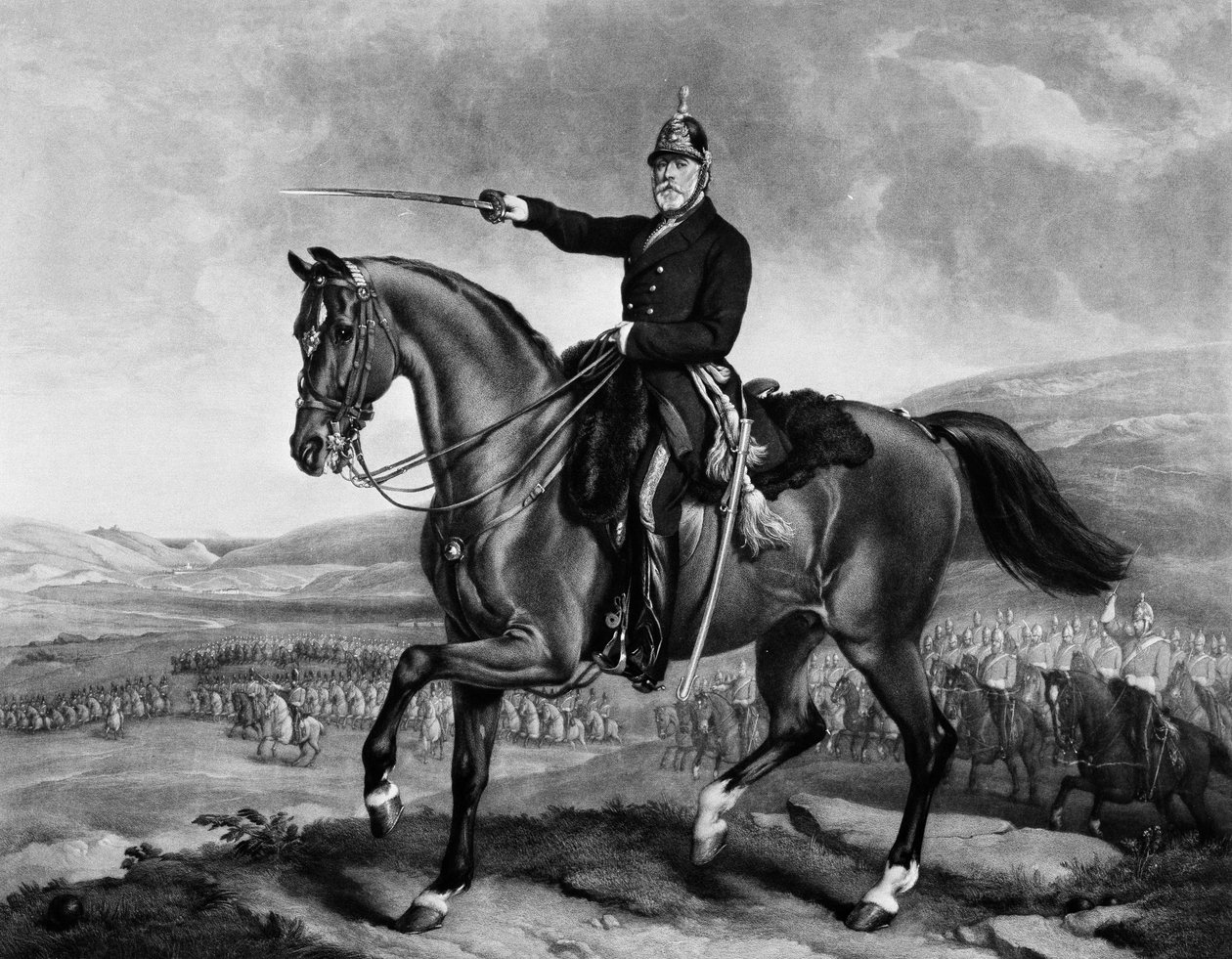 Generálmajor James Scarlett, 1855 od Francis Grant