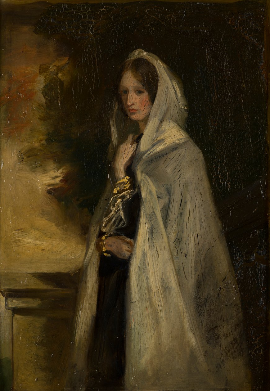 Portrét Ursuly Bridgemanové, Lady Londesborough (1823-1883), kolem 1843-78 (olej na palubě) od Francis Grant