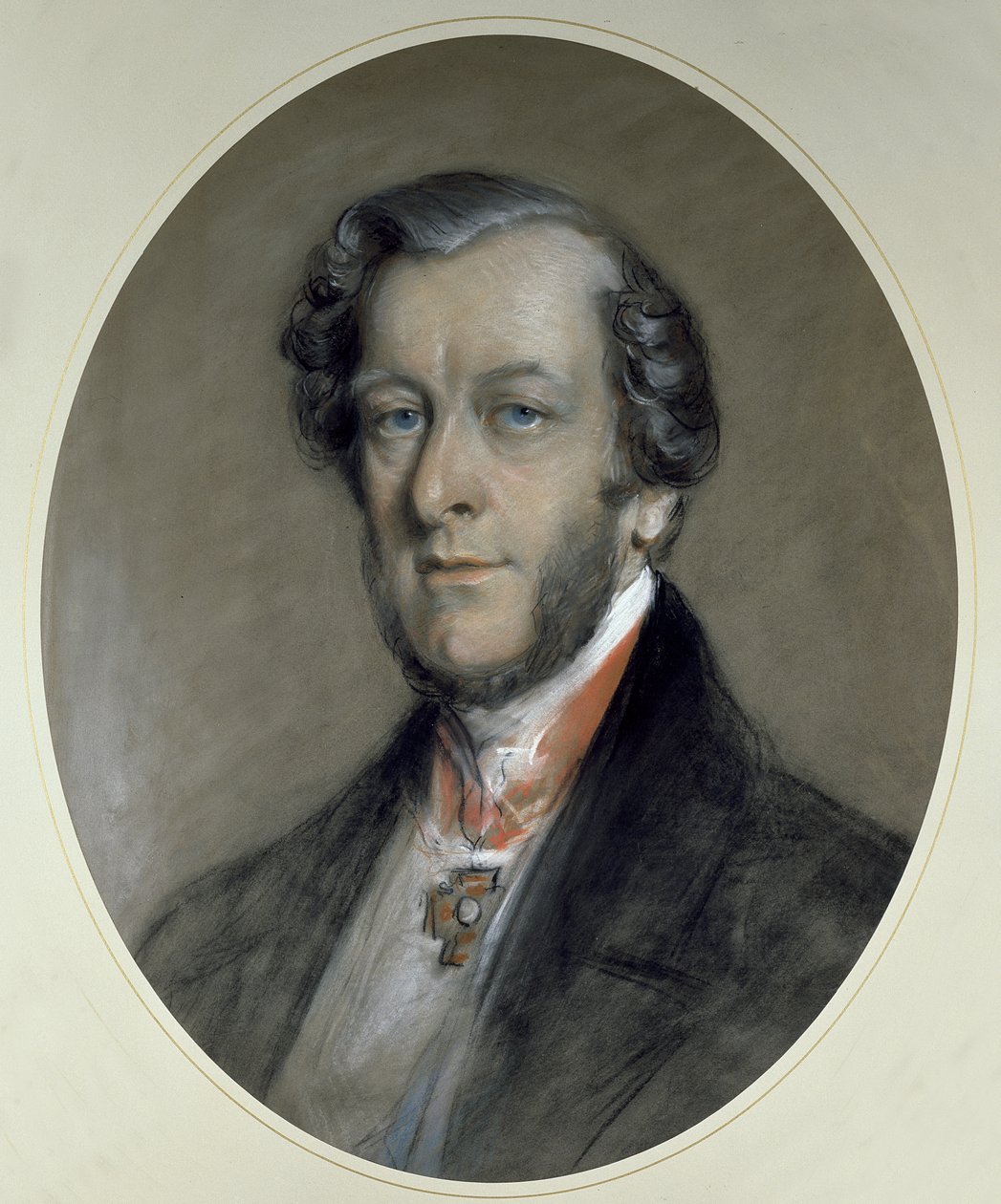 William Cavendish, 6. vévoda z Devonshire (pastel na papíře) od Francis Grant