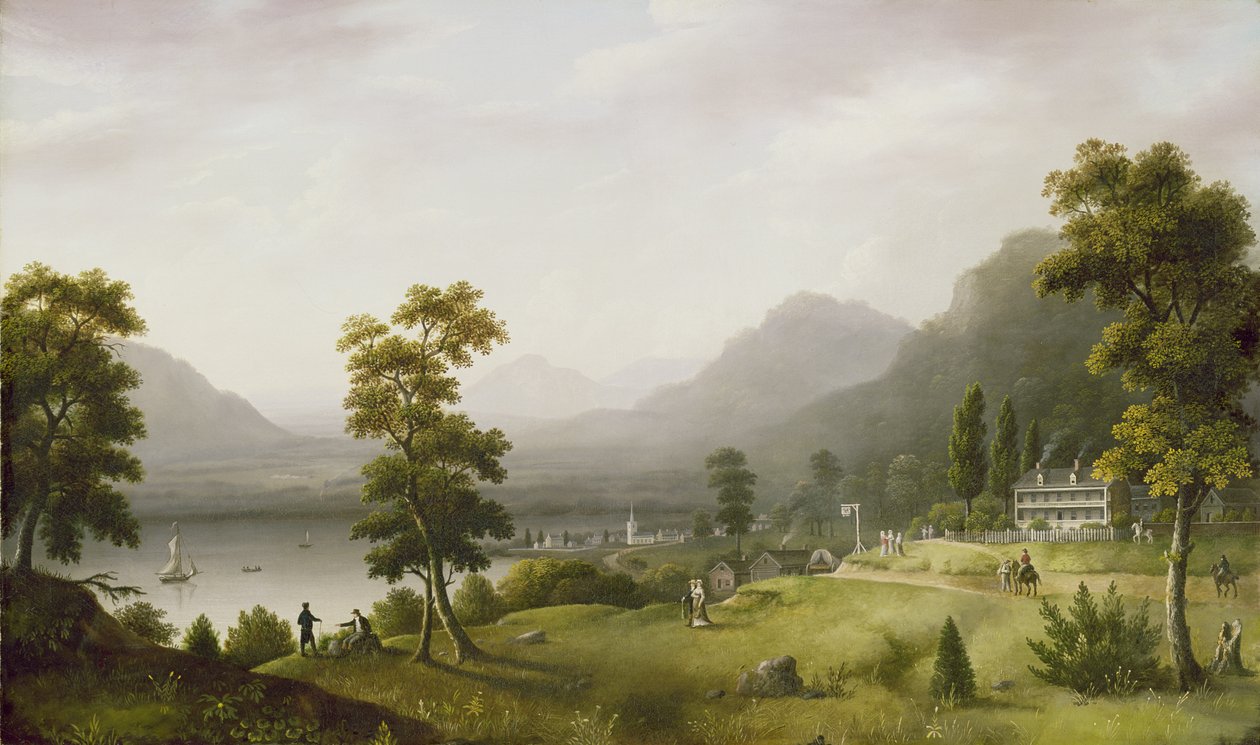 Carters Tavern u Head of Lake George, 1817-18 od Francis Guy