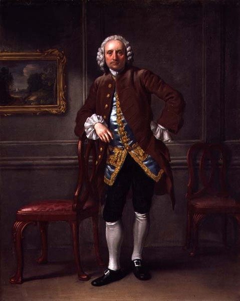 George Dance the Elder (1695-1768) kolem roku 1750 (olej na plátně) od Francis Hayman