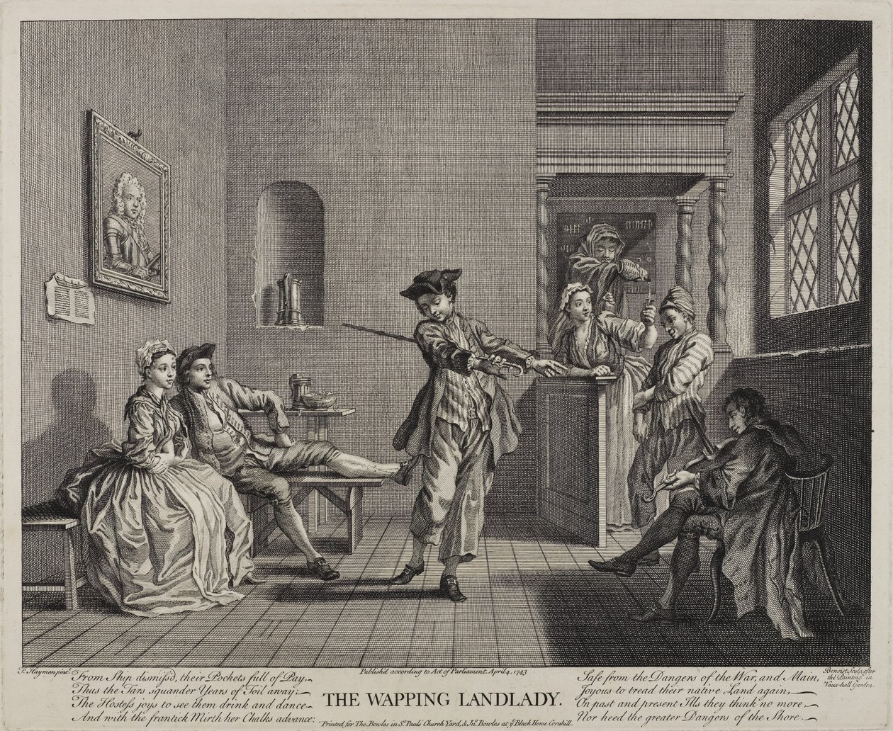 Wapping Landlady, 1743 od Francis Hayman